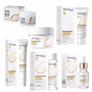 KIT FACIAL ARROZ BIOAQUA 6 PRODUCTOS