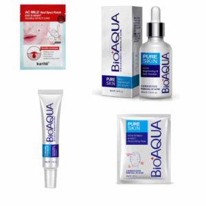 KIT FACIAL ANTIACNÉ BIOAQUA 4 PRODUCTOS