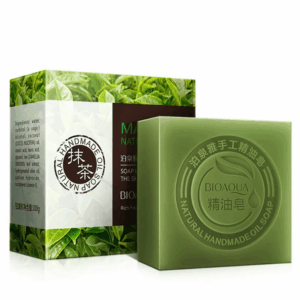 JABÓN EN BARRA TÉ MATCHA BIOAQUA 100G