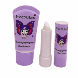 SET DE CREMA DE MANOS + BÁLSAMO DE LABIOS KUROMY