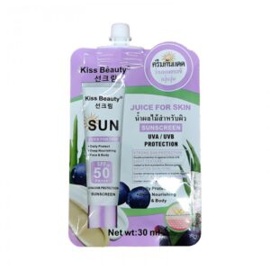 PROTECTOR SOLAR SACHET CON COLOR SPF 50 KISS BEAUTY