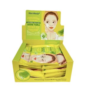 TOALLITAS DESMAQUILLANTES ALOE VERA KISS BEAUTY 25U