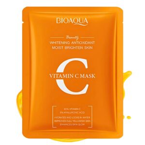 VELO FACIAL VITAMINA C + ÁCIDO HIALURONICO BIOAQUA 25G