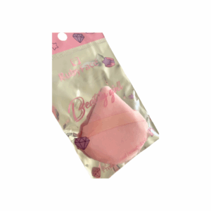 BORLA PARA MAQUILLAJE TRIANGULAR