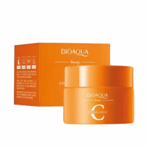 CREMA FACIAL VITAMINA C + ÁCIDO HIALURONICO BIOAQUA 50G
