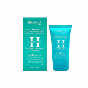 PROTECTOR SOLAR FACIAL ÁCIDO HIALURONICO SPF50 BIOAQUA 40G