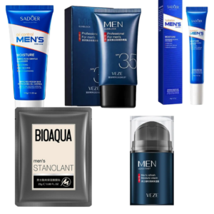 KIT FACIAL HOMBRE SADOER CONTENIDO 5 PRODUCTOS