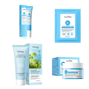 KIT FACIAL ÁCIDO HIALURONICO SADOER 4 PRODUCTOS