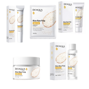 KIT FACIAL ARROZ BIOAQUA 5 PRODUCTOS