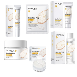 KIT FACIAL ARROZ BIOAQUA 6 PRODUCTOS
