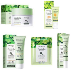 KIT FACIAL CENTELLA ASIÁTICA BIOAQUA 5 PRODUCTOS