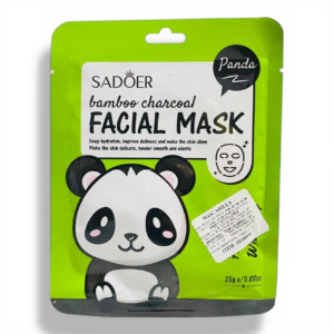 VELO FACIAL CARBÓN DE BAMBÚ SADOER 25G