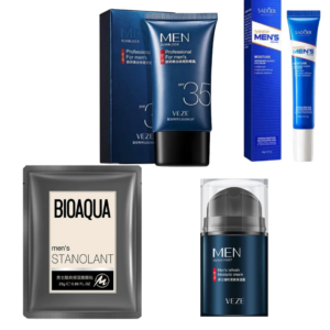 KIT FACIAL HOMBRE SADOER CONTENIDO 4 PRODUCTOS