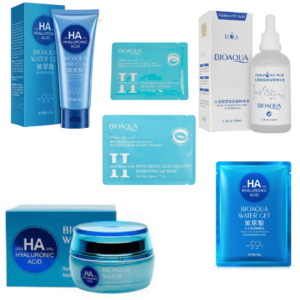 KIT FACIAL ÁCIDO HIALURONICO BIOAQUA 6 PRODUCTOS
