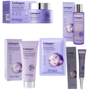 KIT FACIAL COLÁGENO BIOAQUA 5 PRODUCTOS