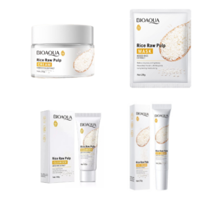 KIT FACIAL ARROZ BIOAQUA 4 PRODUCTOS