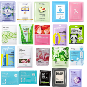 KIT VELOS FACIALES Y MASCARILLAS 20 PRODUCTOS