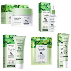 KIT FACIAL CENTELLA ASIÁTICA BIOAQUA 5 PRODUCTOS