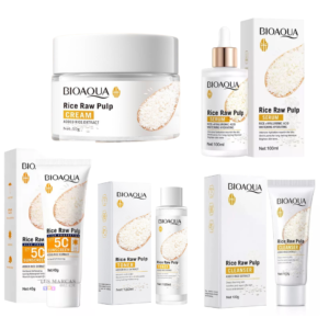 KIT FACIAL ARROZ BIOAQUA 5 PRODUCTOS