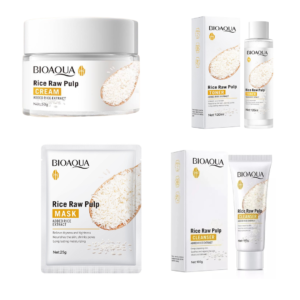KIT FACIAL ARROZ BIOAQUA 4 PRODUCTOS