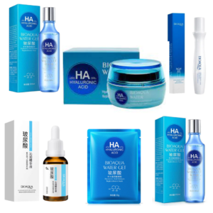 KIT FACIAL ÁCIDO HIALURONICO BIOAQUA 6 PRODUCTOS