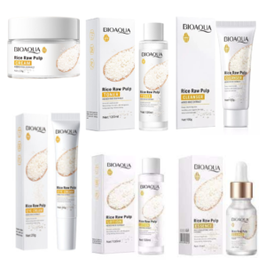 KIT FACIAL ARROZ BIOAQUA 6 PRODUCTOS