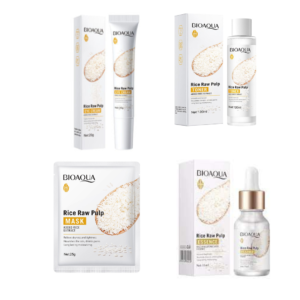 KIT FACIAL ARROZ BIOAQUA 4 PRODUCTOS